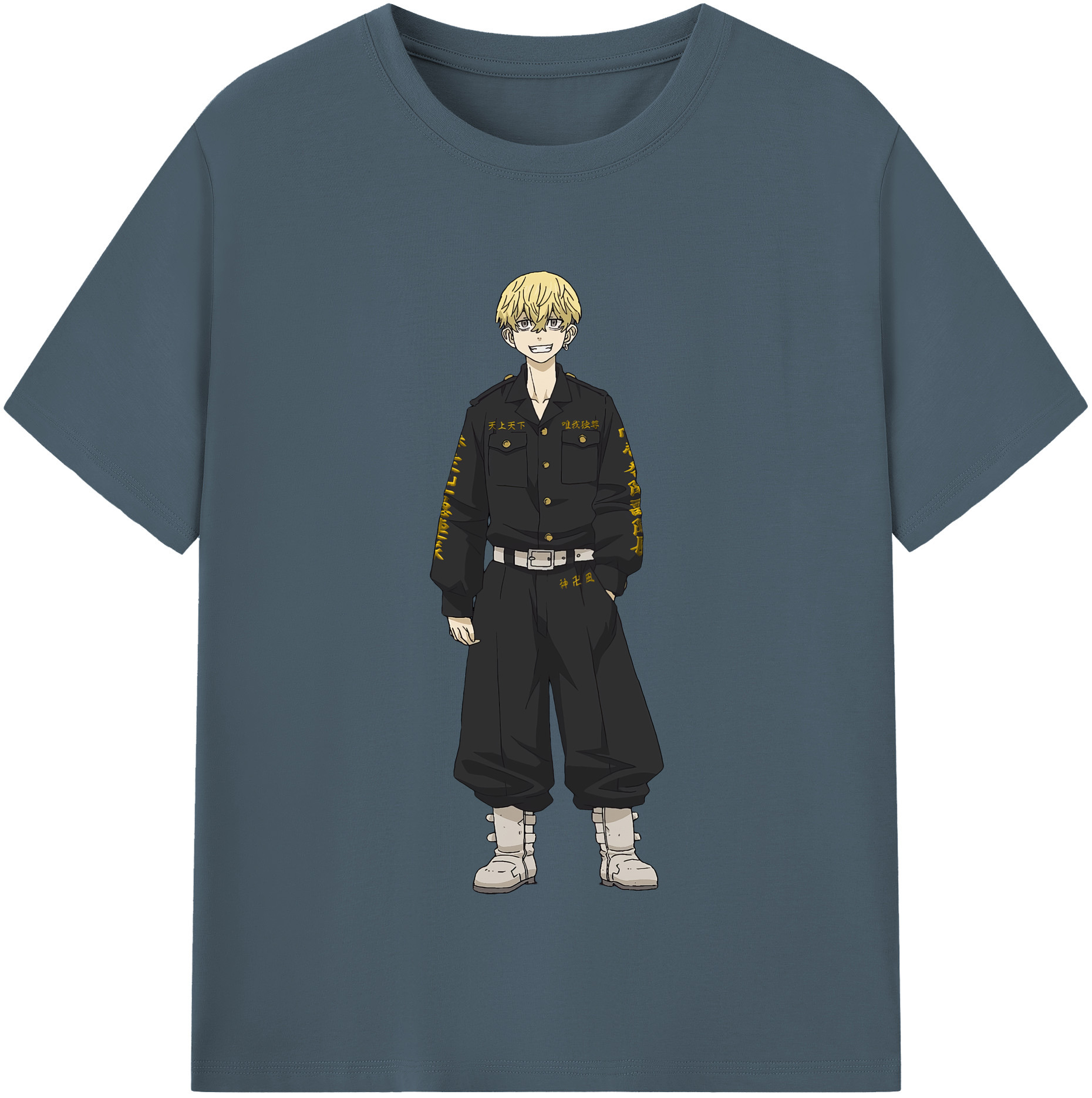 （画像用） 東京リベンジャーズ Tokyo Revengers 綿100％半袖Tシャツ（フロントプリント）